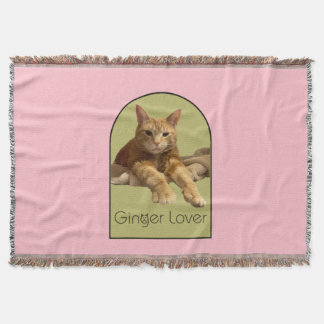 Couverture Plaids de jet rose pour amateur de gingembre