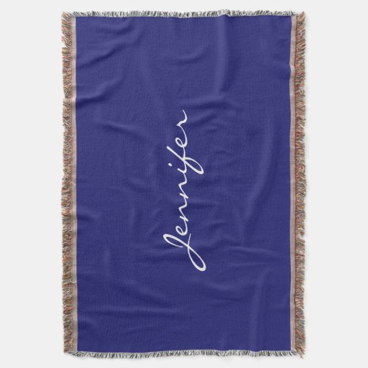 Couverture Plaine Bleue Moderne Unique (devant Vertical)