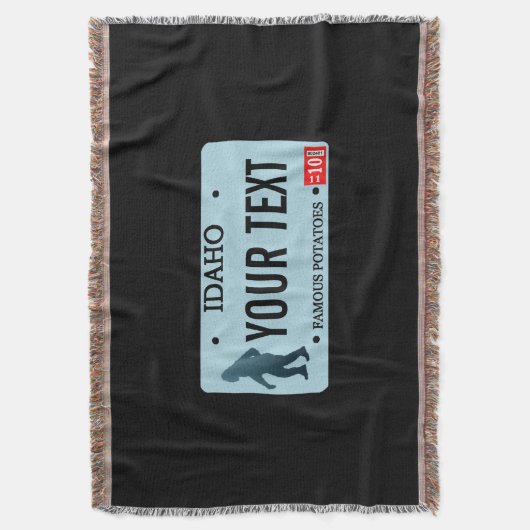 Couverture Plaque de licence Idaho Sasquatch (devant Vertical)