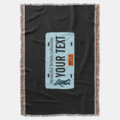 Couverture Plaque de licence Sasquatch de la Colombie-Britann (devant Vertical)