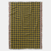 Couverture Plaque noire jaune tartan MacLeod (devant Vertical)
