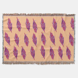 Couverture Plumes d'aquarelle violette