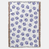 Couverture Poches de Doodle, Paws de Chien, Paws Bleus de Mar (devant Vertical)