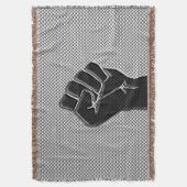 Couverture Poing de solidarité en fibre de carbone style d'im (devant Vertical)