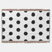 Couverture Pointe Polka blanche et noire (Devant)