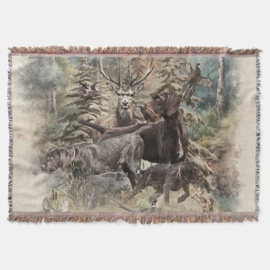 Couverture Pointer à poil dur allemand (Devant)