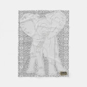 Couverture pointillée d'ouatine d'objet superflu (Devant)