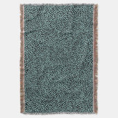 Couverture Points aléatoires - Bleu clair sur Noir (devant Vertical)