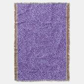 Couverture Points aléatoires - Bleu de poudre sur violet prof (devant Vertical)