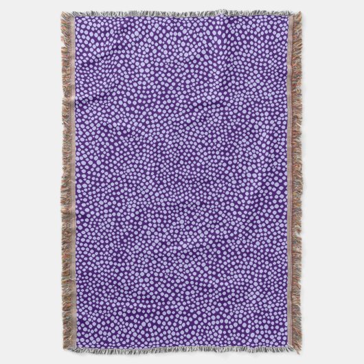 Couverture Points aléatoires - Bleu de poudre sur violet prof (devant Vertical)