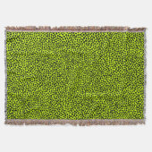 Couverture Points aléatoires - Noir sur Lime Vert (Devant)