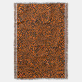 Couverture Points aléatoires - Orange sur Noir (devant Vertical)