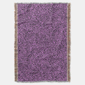 Couverture Points aléatoires - Violet clair sur noir (devant Vertical)