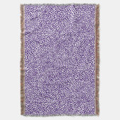 Couverture Points aléatoires - Violet profond sur blanc (devant Vertical)