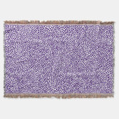 Couverture Points aléatoires - Violet profond sur blanc (Devant)