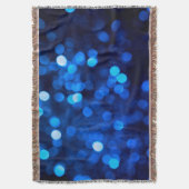 Couverture Points de lumière bleue abstraits (devant Vertical)
