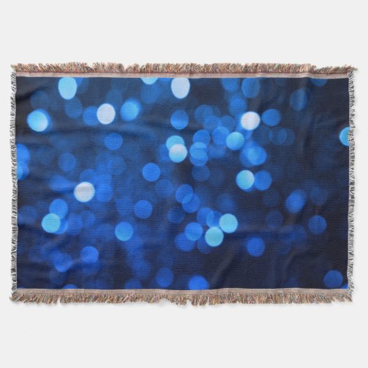 Couverture Points de lumière bleue abstraits (Devant)
