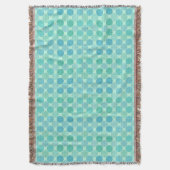 Couverture points texturés bleus et verts (devant Vertical)