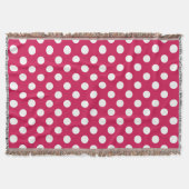 Couverture Pois blancs sur cerise (Devant)