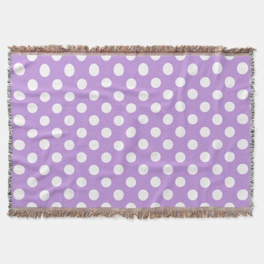 Couverture Pois blancs sur lilas (Devant)