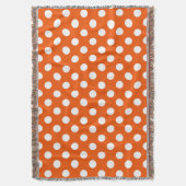 Couverture Pois blancs sur orange (devant Vertical)