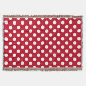 Couverture Pois blancs sur rouge (Devant)