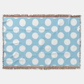 Couverture Pois Bleus, Motif Pointe Polka, Points, Pointe (Devant)