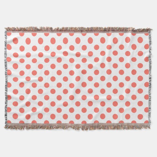 Couverture Pois de corail vivant sur blanc (Devant)