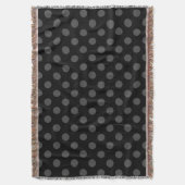Couverture Pois gris sur noir (devant Vertical)