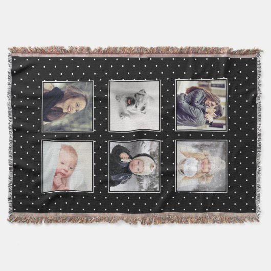 Couverture Pois noir et blanc | six photos (Devant)