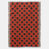 Couverture Pois noirs en rouge (devant Vertical)