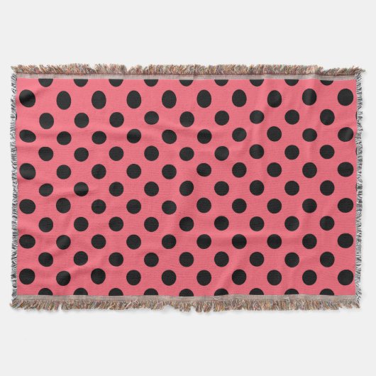 Couverture Pois noirs sur corail (Devant)