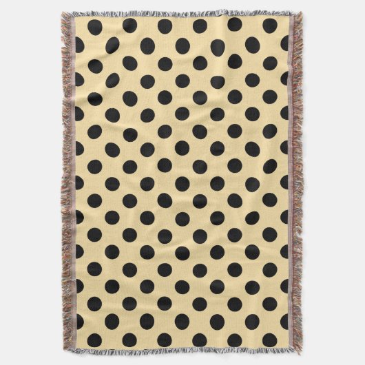 Couverture Pois noirs sur jaune pâle (devant Vertical)