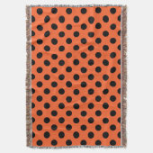 Couverture Pois noirs sur orange (devant Vertical)