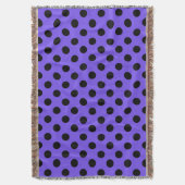 Couverture Pois noirs sur perwinkle (devant Vertical)