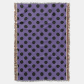 Couverture Pois noirs sur ultra violet (devant Vertical)