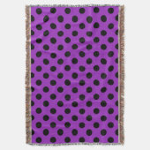 Couverture Pois noirs sur violet (devant Vertical)