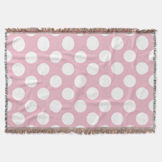 Couverture Pois roses, Motif Pointe Polka, Points, Pointe (Devant)