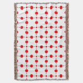 Couverture Pois rouges, Motif à points polka, points, pointil (devant Vertical)