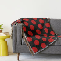 Pois rouges, Motif à points polka, points, pointil