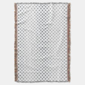 Couverture Pois Silver Gradient par Shirley Taylor (devant Vertical)