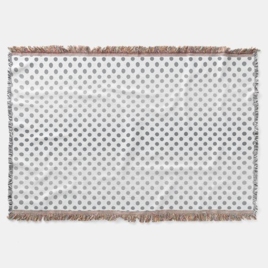 Couverture Pois Silver Gradient par Shirley Taylor (Devant)