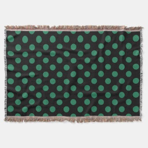 Couverture Pois vert et noir