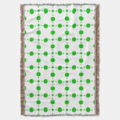 Couverture Pois verts, Motif à points Polka, points, pointill (devant Vertical)