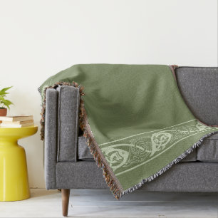 Couverture Poisson à nouer celtique en vert