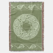 Couverture Poisson à nouer celtique en vert (devant Vertical)