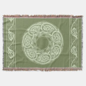 Couverture Poisson à nouer celtique en vert (Devant)