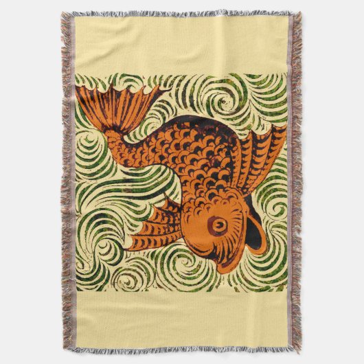 Couverture Poisson Antique Carrelage Ancien art (devant Vertical)