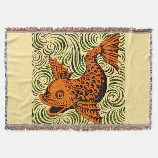 Couverture Poisson Antique Carrelage Ancien art (Devant)