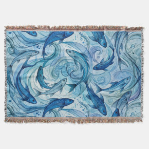 Couverture Poisson Bleu Mystique Flowing Harmony